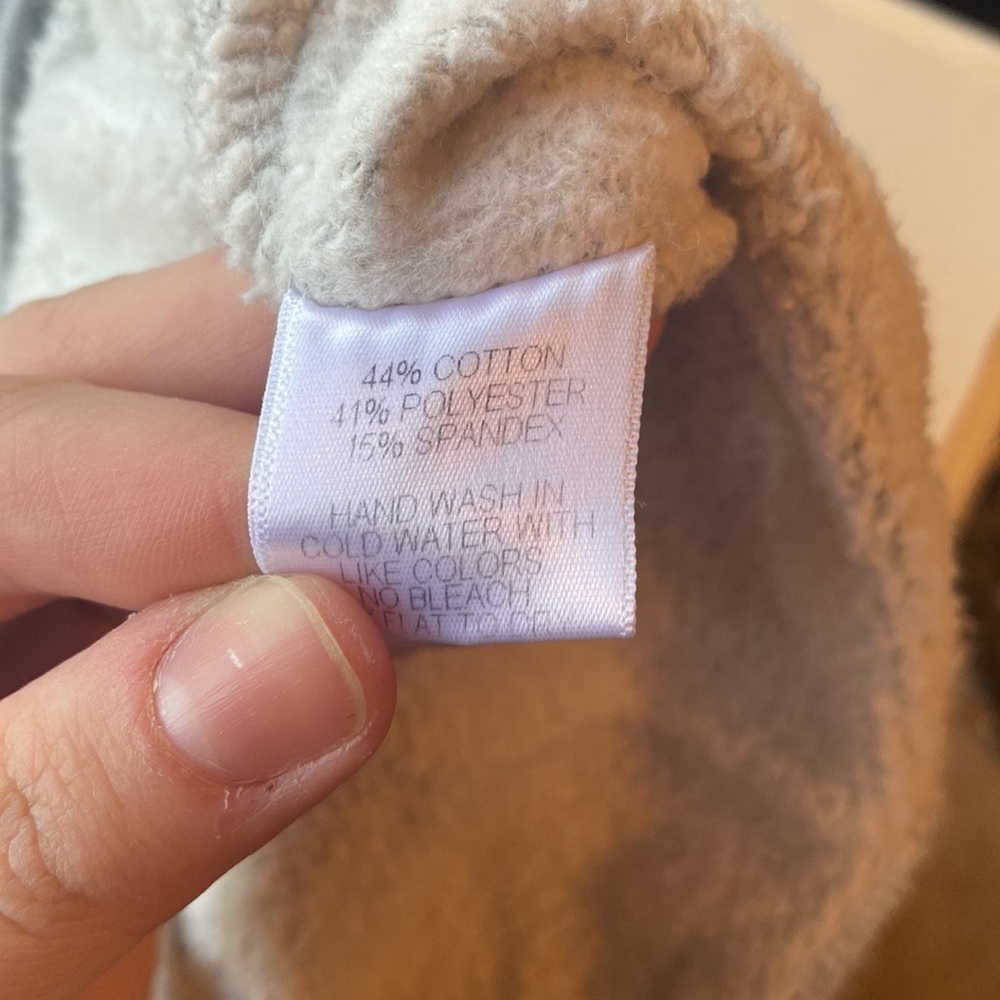 Harlowe & Graham lace up grey crew neck sweatshirt, size L - Picture 4 of 4